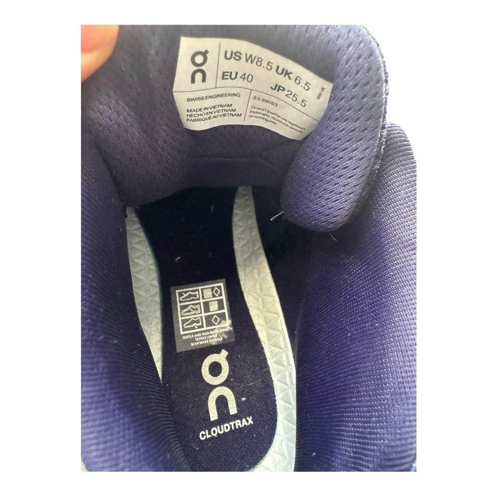🌿 On Cloud Running Cloudtrax Women’s Hiking Shoes – Reseda/Lavender Size 8.5 NEW - Picture 5 of 5